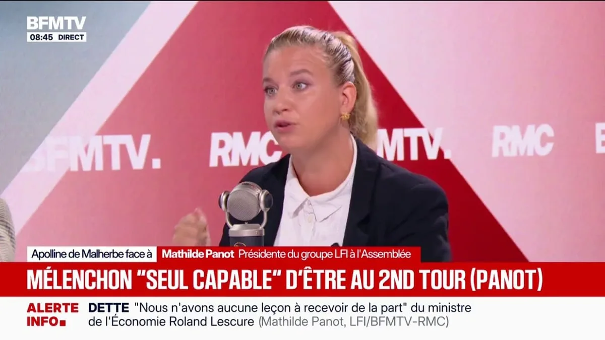 Présidentielle 2027: en cas de victoire du RN, Mathilde Panot (LFI) déclare: "Nous résisterons de toutes les manières qu'il faut"