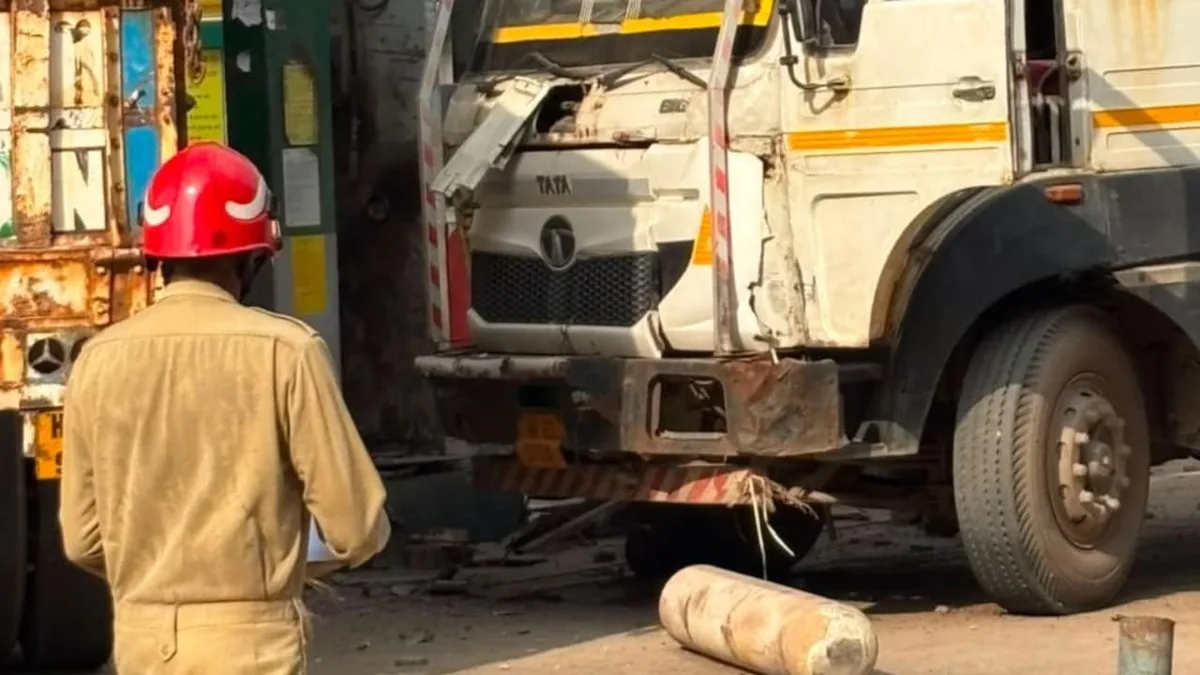 3 Killed, 3 Injured As CNG Cylinder Explodes At Fuel Pump In Delhi