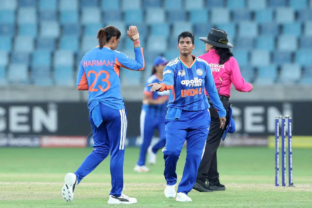 Deepti jumps to No. 2 on Charani-led T20I bowling rankings