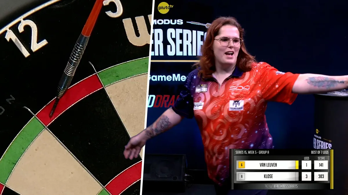 Van Leuven hits incredible NINE-DARTER!