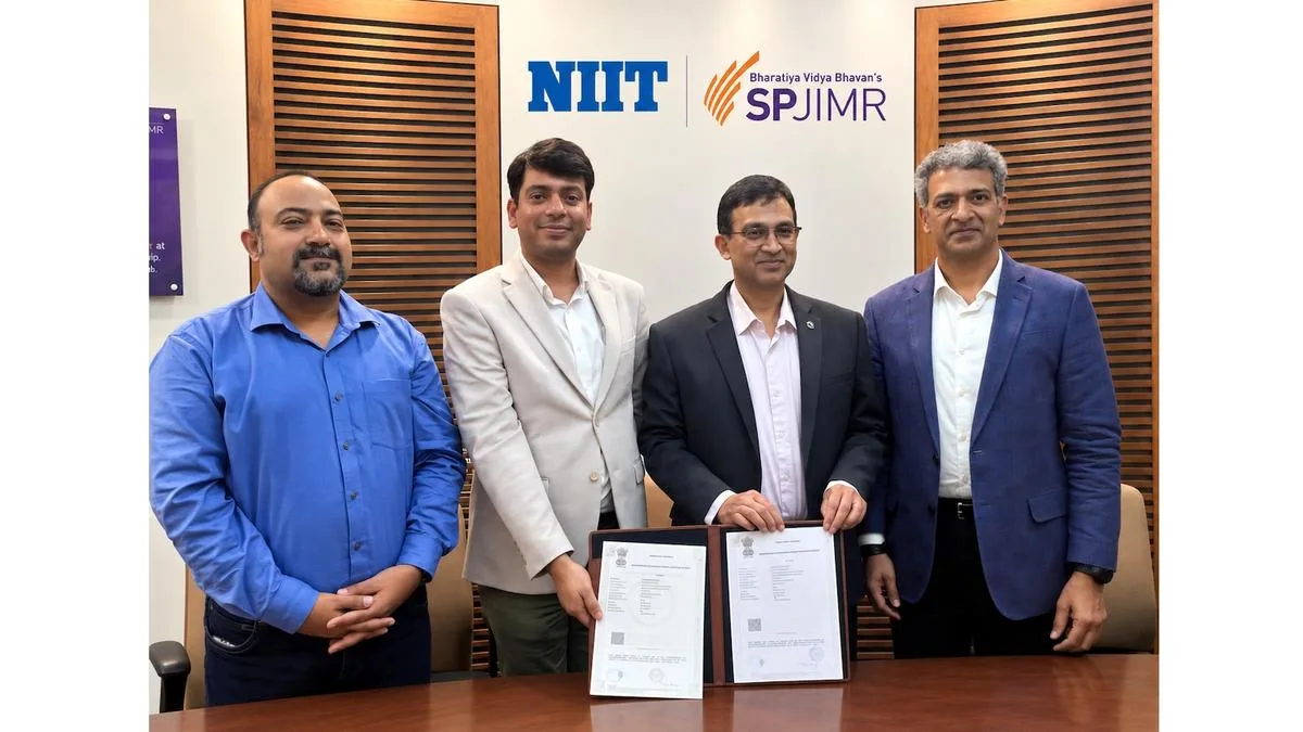 NIIT Ltd. And SPJIMR Launch Professional Certificate in FinTech Operations to Build Talent for India’s Digital Finance Ecosystem