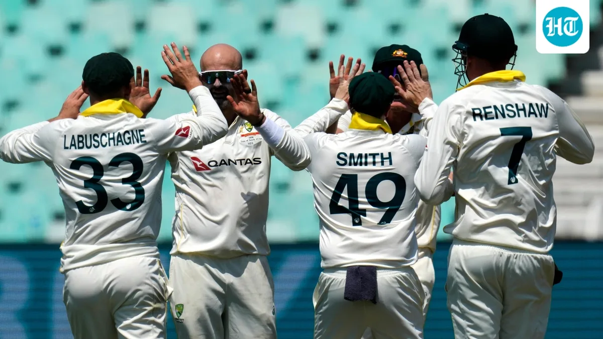 Nathan Lyon ‘extremely grateful’ for record-setting Steve Smith’s slips catching