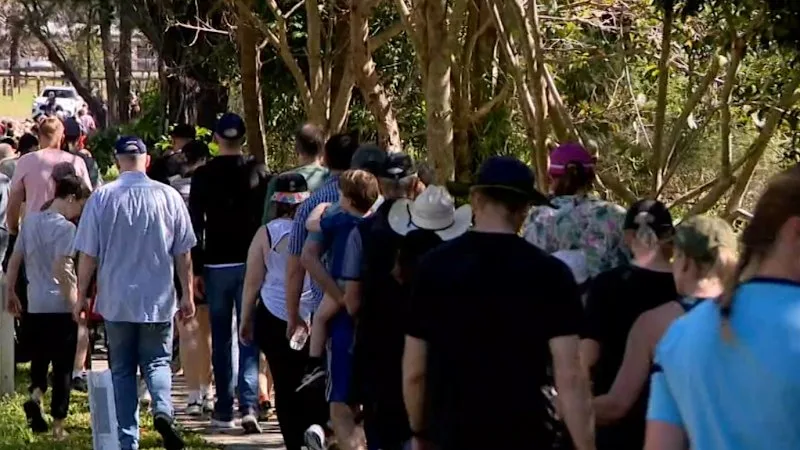 Hundreds rally after alleged rape in Brisbane