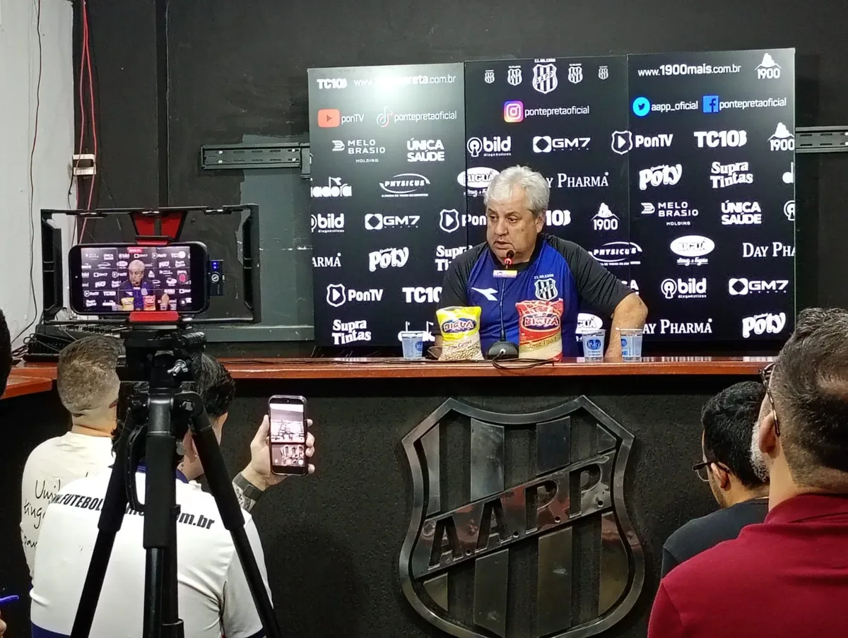 Kleina ainda não sabe com quais jogadores poderá contar na Ponte contra o América-MG