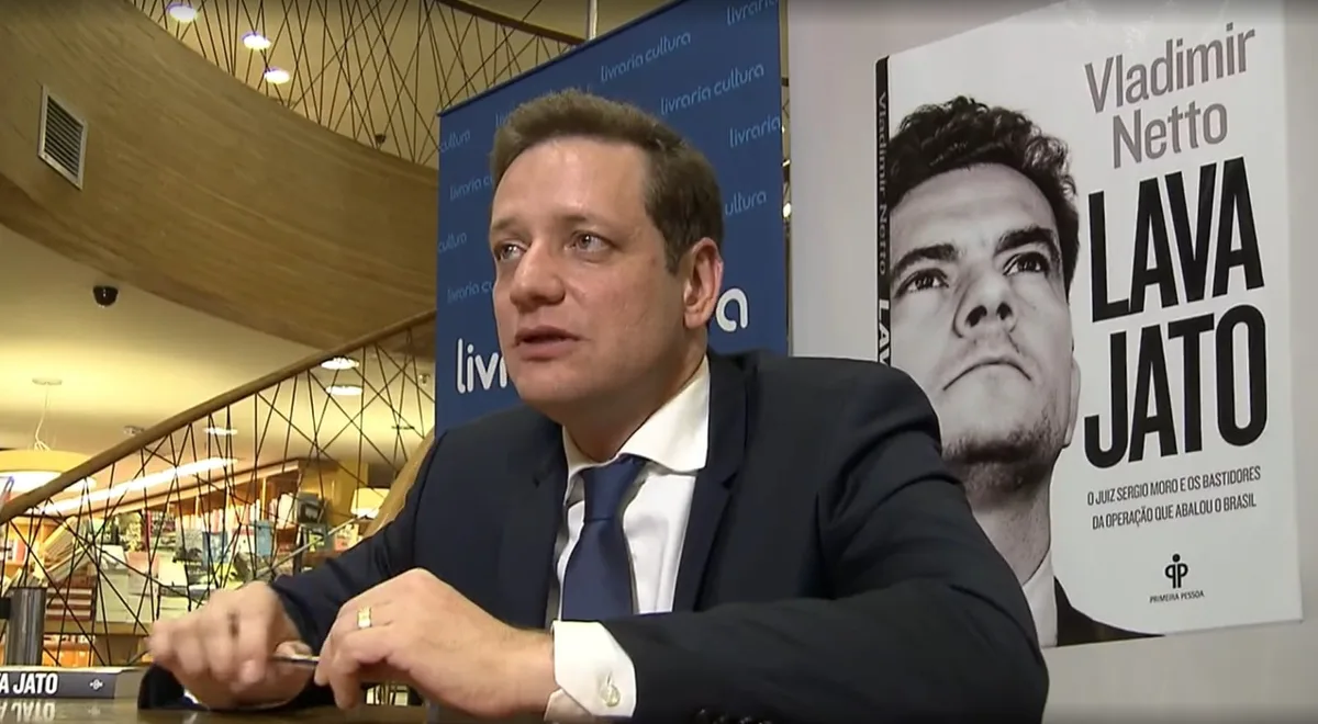 JN escala Vladimir Netto, que escreveu livro exaltando Moro, para reportagem fabricada contra Lulinha