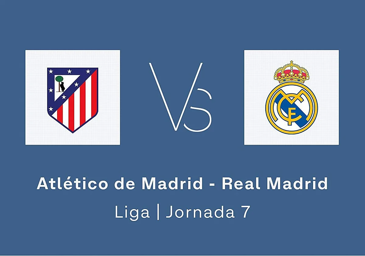 Estadísticas del Atlético de Madrid - Real Madrid de la jornada 7 de la Liga