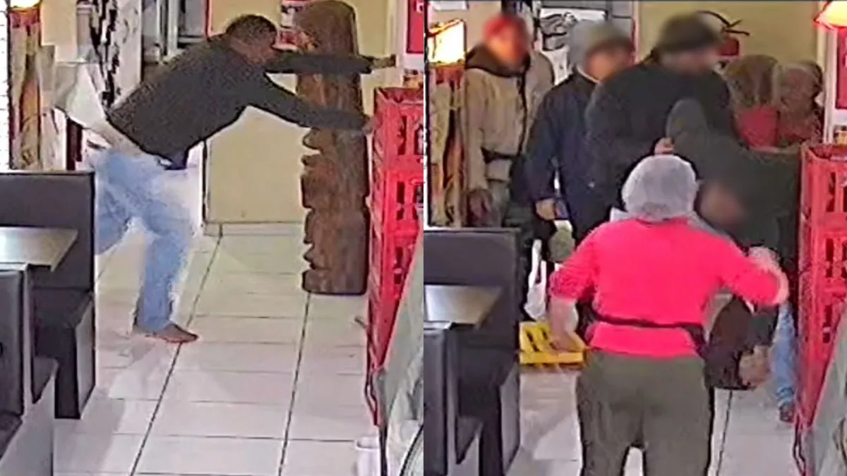 Mulher esfaqueada por ex em restaurante deixa UTI; agressor foi contido por colegas de trabalho e homem em situação de rua