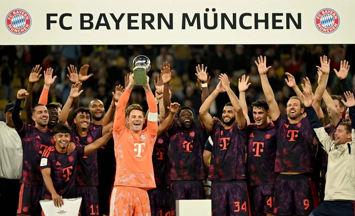 Bayern inició la temporada venciendo a Dortmund, ganó la Supercopa de Alemania y estiró su hegemonía