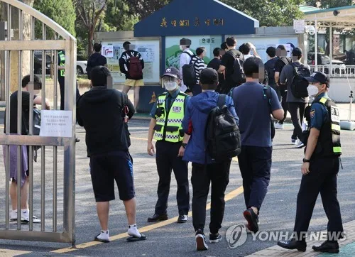 강원 순경 채용시험서 1분 일찍 '땡'…종료 타종 조작 중 실수