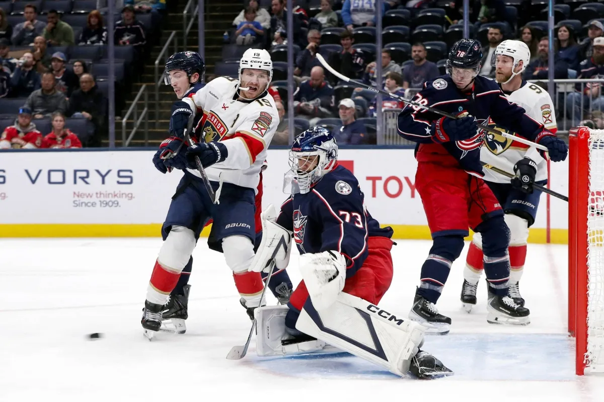 Tkachuk brothers make NHL history as Panthers top Blue Jackets