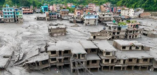 Sturzflut im Himalaja: Bilder der Katastrophe in Nepal, Indien und China