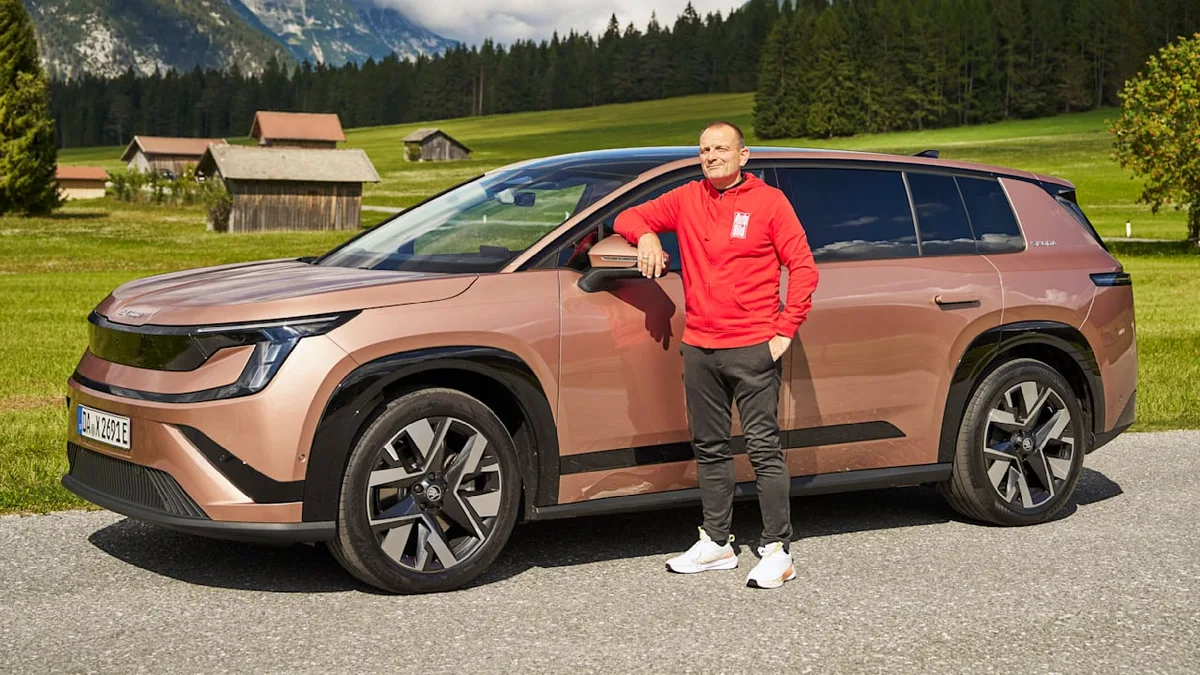 Sieben Sitze, 642 km Reichweite - Erste Fahrt in Skodas neuem Elektro-Riesen