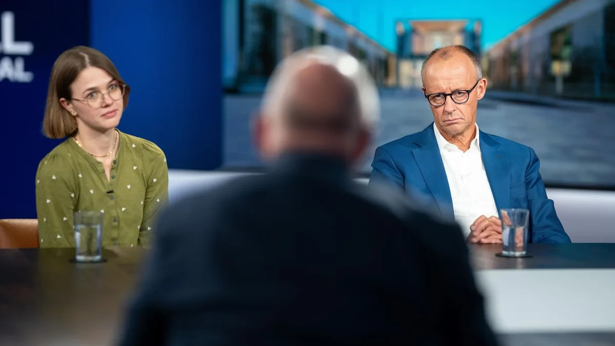 Kanzler bei RTL: Und dann platzt Friedrich Merz doch der Kragen