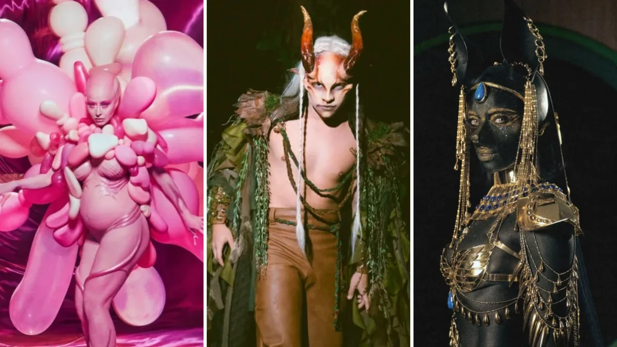 As fantasias das celebridades em baile de Halloween em São Paulo