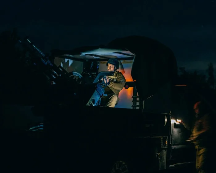 ‘It’s a constant race’: the volunteers protecting Kyiv’s skies from new jet-powered drones
