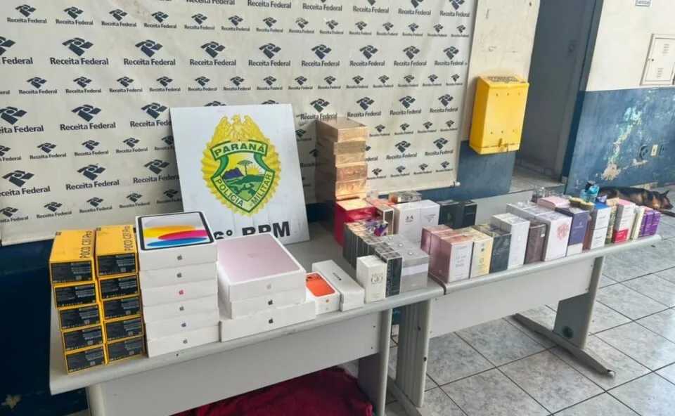 Velozes e muambeiros! Disputa de racha termina com carros apreendidos e mala lotada de contrabando em Cascavel