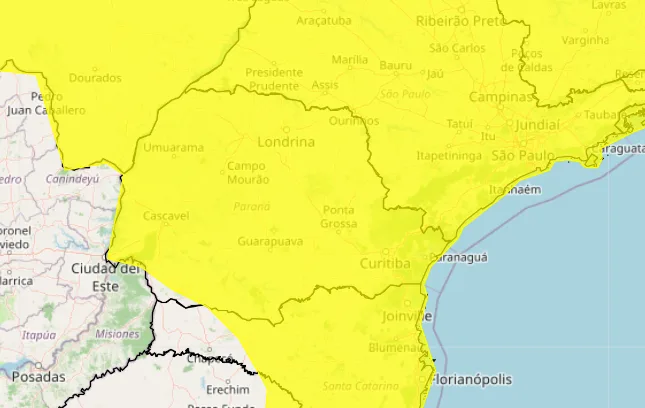 Ciclone extratropical traz mais chuva para o Sul; confira impacto no Paraná