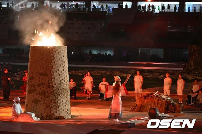 [사진]타오르는 성화