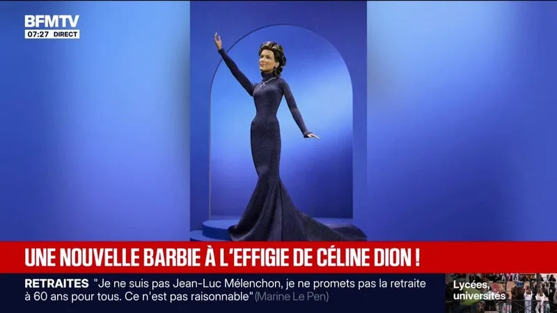 Mattel dévoile une nouvelle poupée Barbie à l'effigie de Céline Dion