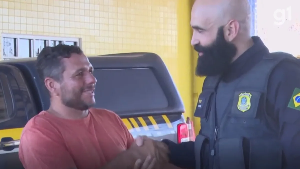 PRF salva caminhoneiro engasgado com manobra de Heimlich em restaurante de Balsas