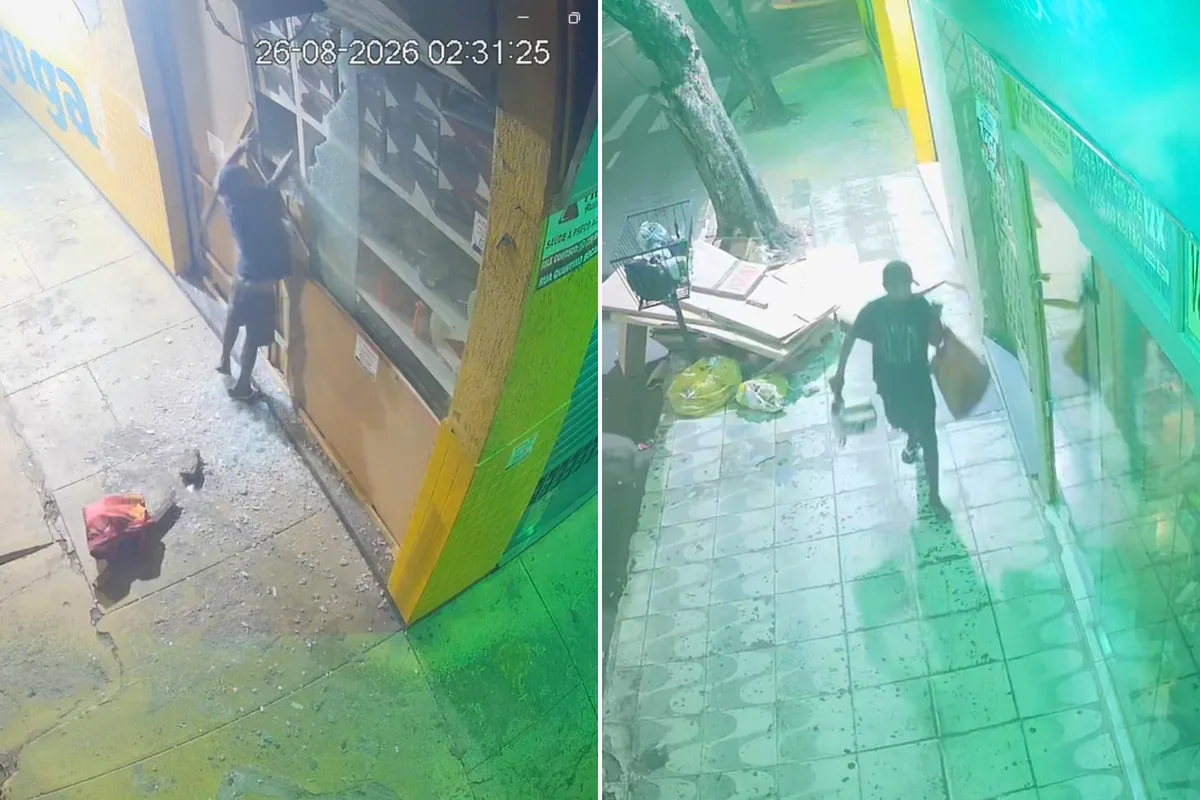 MG: dois homens são presos após furto de panela de pressão em loja