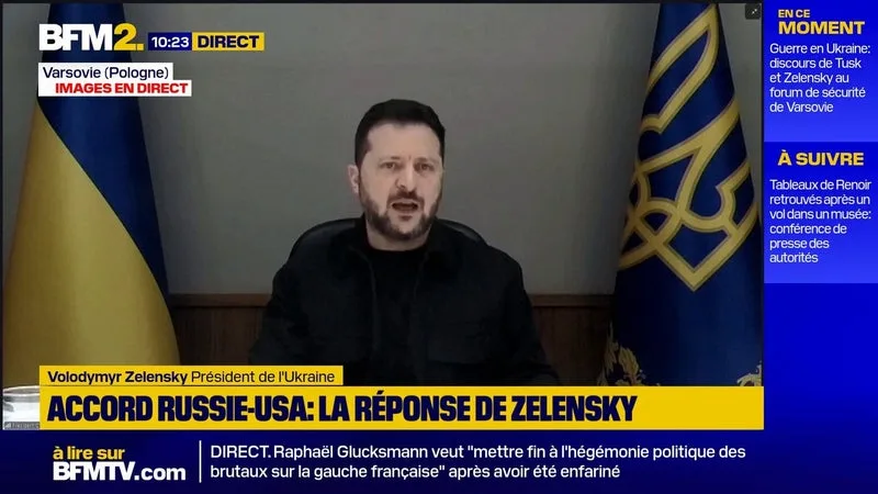 Volodymyr Zelensky : "Unis, nous pouvons triompher" face à la Russie