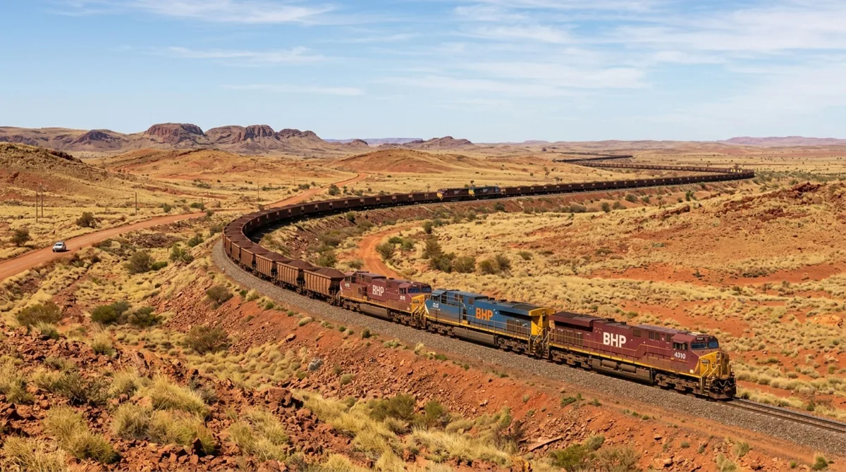 Na Austrália, um único trem de minério chegou a 7,353 quilômetros de comprimento, reuniu 682 vagões e 8 locomotivas e movimentou quase 100 mil toneladas durante uma viagem de 275 quilômetros