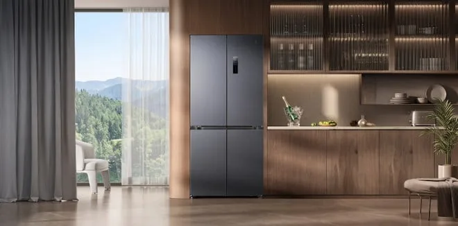 Xiaomi lança geladeira gigante de 600L com fábrica de gelo e integração ao HyperOS