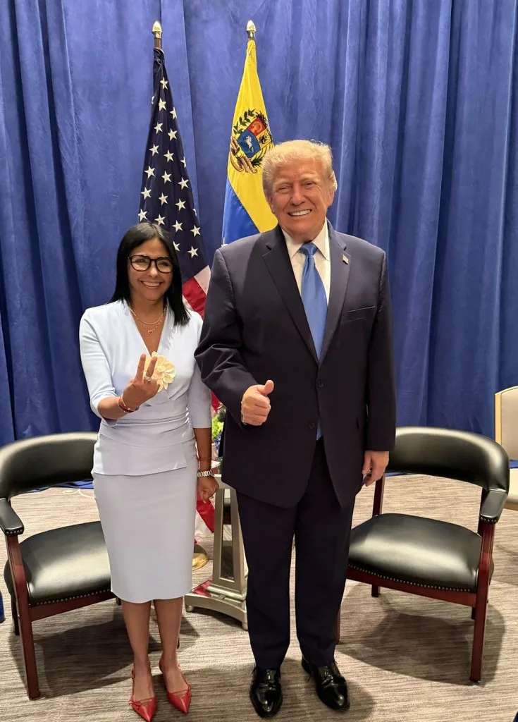 Delcy Rodríguez califica de histórica su reunión con Trump y le agradece su “respaldo”