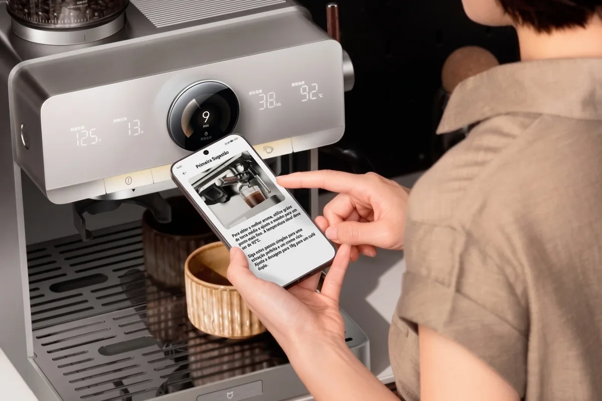 Máquina de espresso da Xiaomi pesa o café sozinha e não deixa pó grudar
