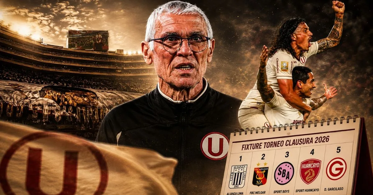 Fixture que le resta a Universitario en el Torneo Clausura 2026: partidos para pelear por el título de la Liga 1