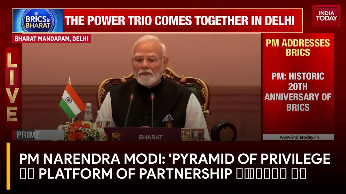 Modi At BRICS 2026: 'Global South Needs To Change Pyramid Of Privilege To Platform of Partnership'