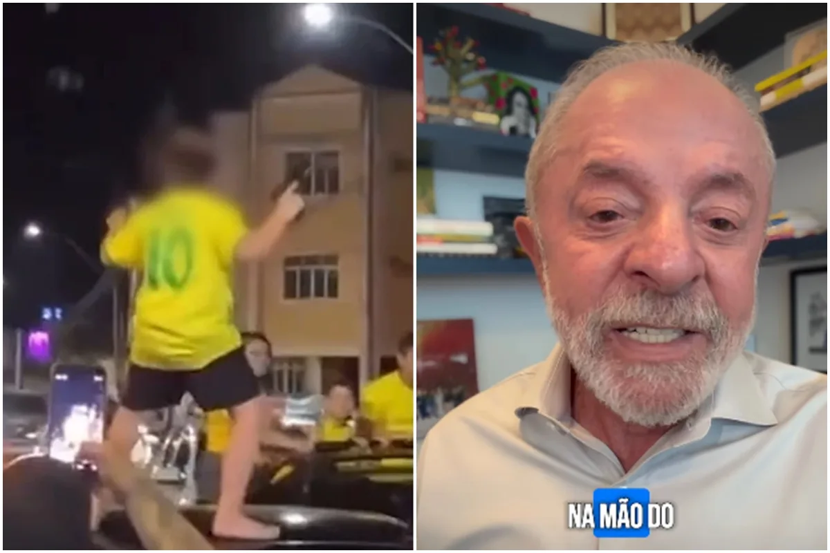 Lula diz que ficou "perplexo" com criança segurando arma em cima de carro