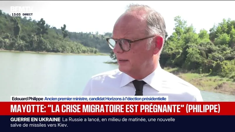 Immigration: "La crise migratoire est prégnante ici à Mayotte", assure Édouard Philippe