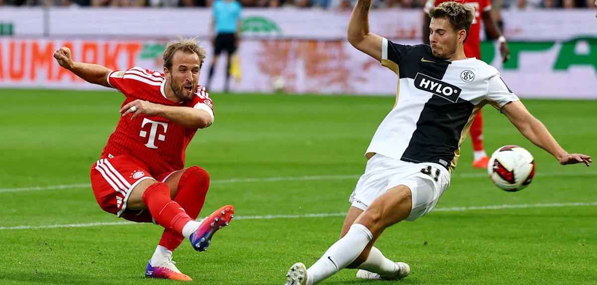 Mit viel Mühe zwingen die Bayern Elversberg in die Knie