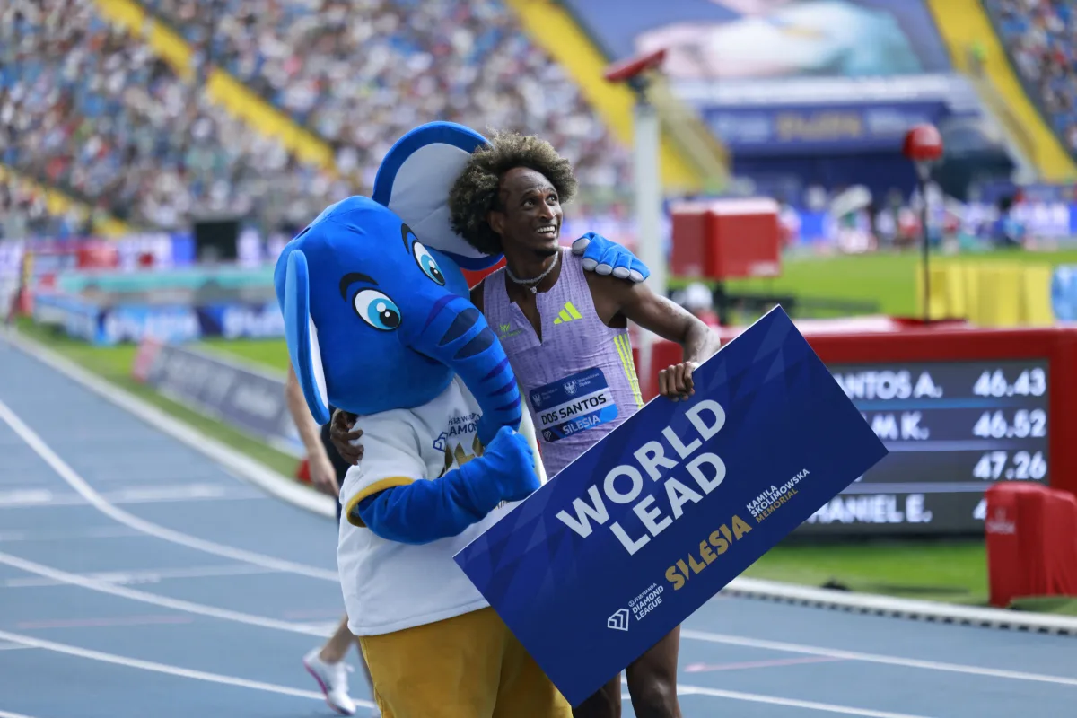 Alison dos Santos faz melhor tempo do ano e vence etapa da Silésia nos 400m com barreiras