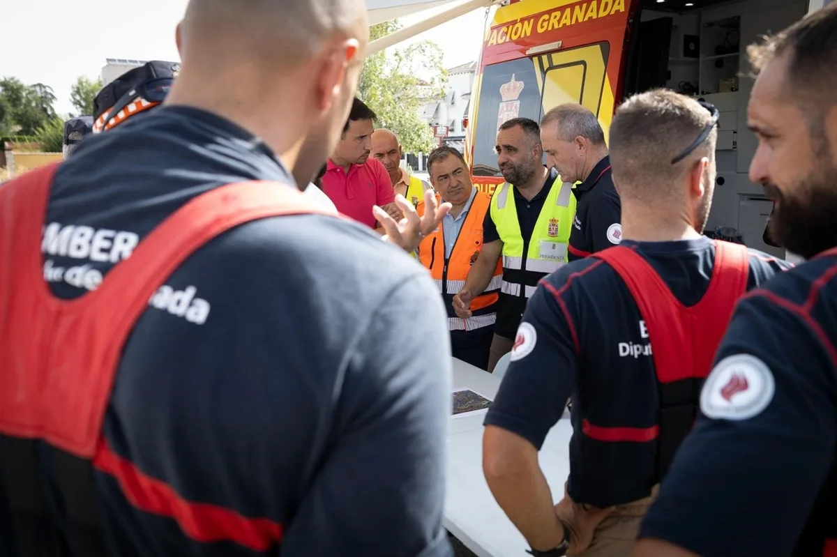 La Diputación instala un Puesto de Mando en Ogíjares para coordinar más de cien actuaciones