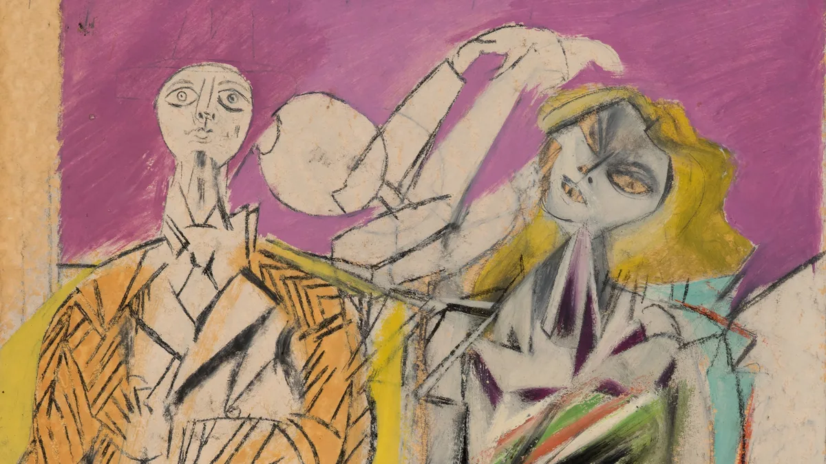 Willem de Kooning Ripped Up the Rules of Drawing