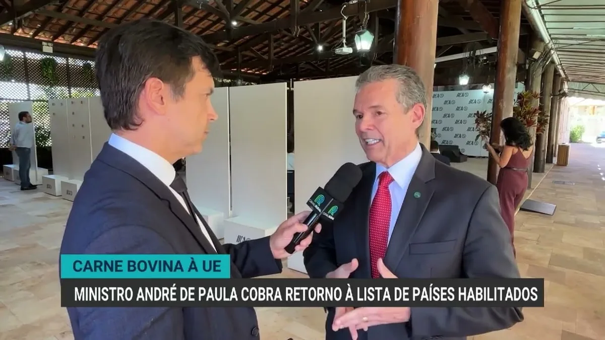 Ministro André de Paula cobra retorno do Brasil à lista da UE para carne bovina