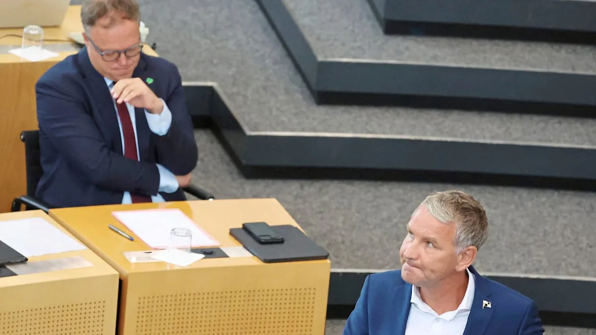 AfD scheitert in Thüringen mit Misstrauensvotum gegen Voigt