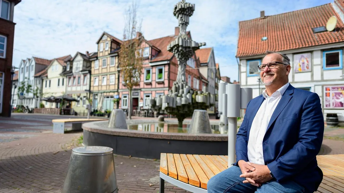 Ort zum Verweilen: Flüsterbrunnen in Uelzen kann sprechen