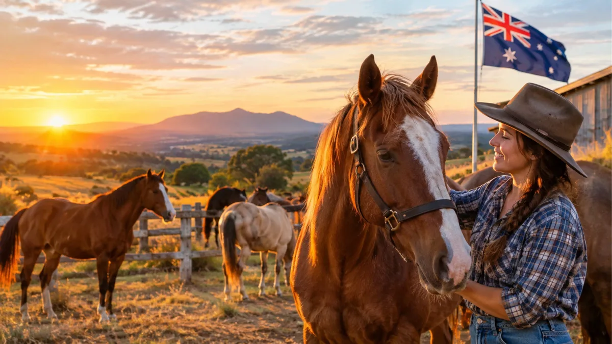 A Austrália está procurando por voluntários para cuidar de cavalos em 2027: você ganha hospedagem gratuita, alimentação, transferências e passeios pela cidade