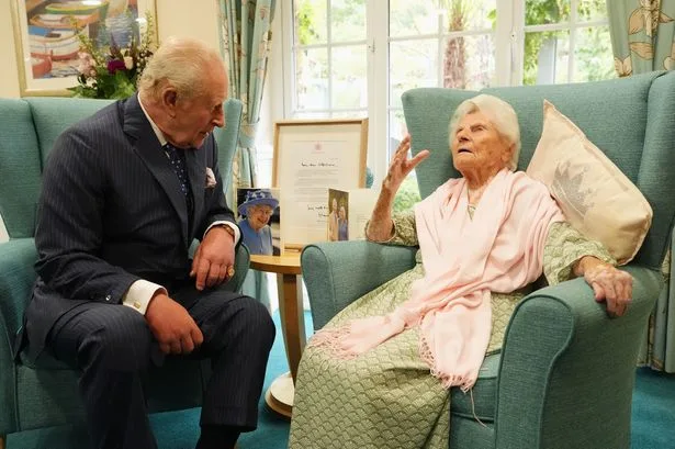 World's oldest person celebrates her 117th birthday after shaking hands with the king