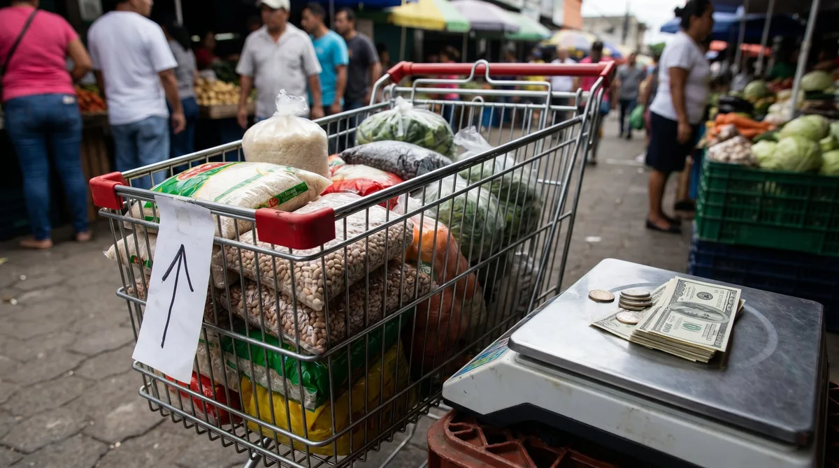 El Salvador: la canasta básica urbana aumentó 5.6% en agosto de 2026 ¿Qué alimentos han aumentado más de precio?