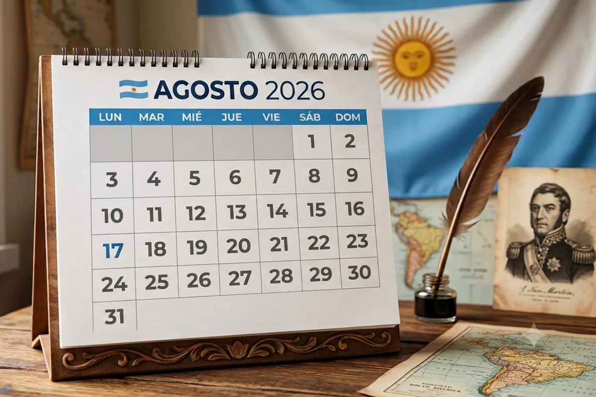 ¿Es feriado mañana, lunes 17 de agosto?