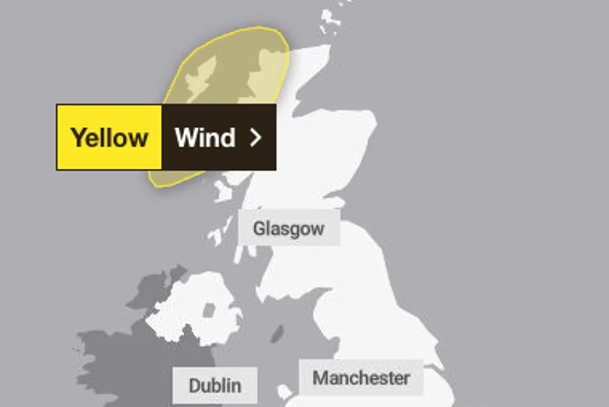 Heavy rain and gales to batter UK as Met Office issue yellow weather warning