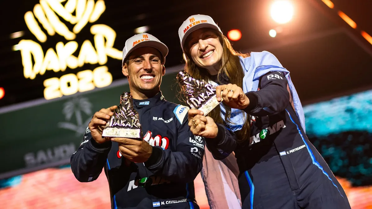 El matrimonio cordobés Nicolás Cavigliasso - Valentina Pertegarini correrá en la F1 del Rally Dakar: el divertido video del anuncio