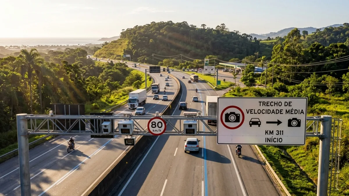 ANTT autoriza 8 estados a testarem novo radar de velocidade média nas rodovias; saiba quais