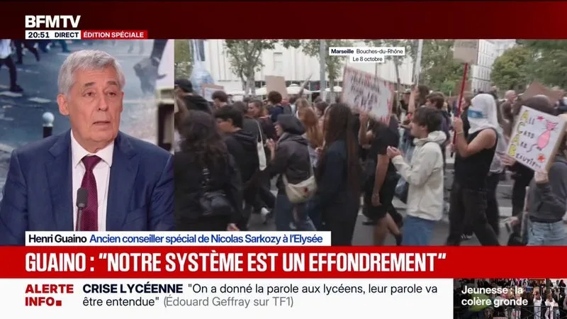 Mouvement lycéen: "La réforme du bac a été un désastre", assure Henri Guaino, ancien conseiller spécial de Nicolas Sarkozy