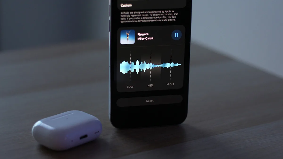 How to adjust the custom EQ settings for your AirPods in iOS 27